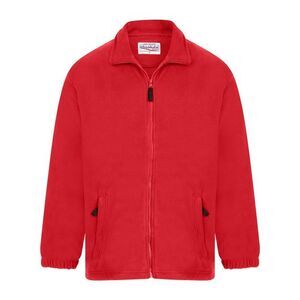 Absolute Apparel Heritage Full Zip Fleece / Red